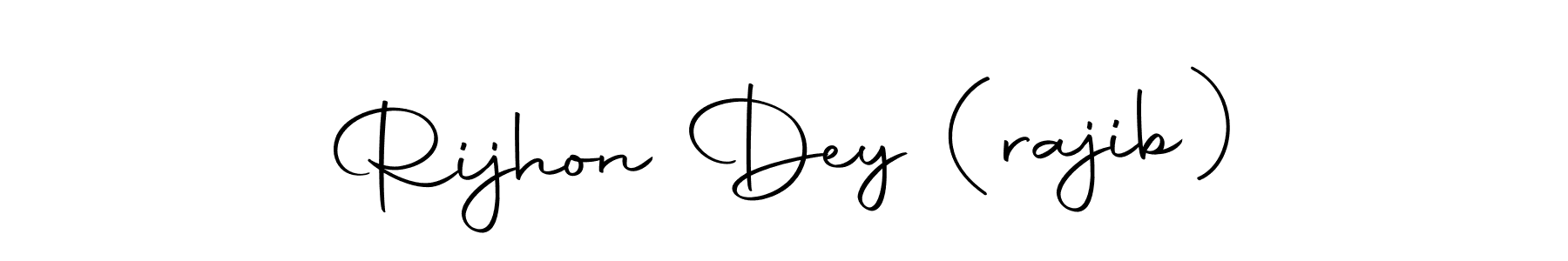 How to make Rijhon Dey (rajib) signature? Autography-DOLnW is a professional autograph style. Create handwritten signature for Rijhon Dey (rajib) name. Rijhon Dey (rajib) signature style 10 images and pictures png