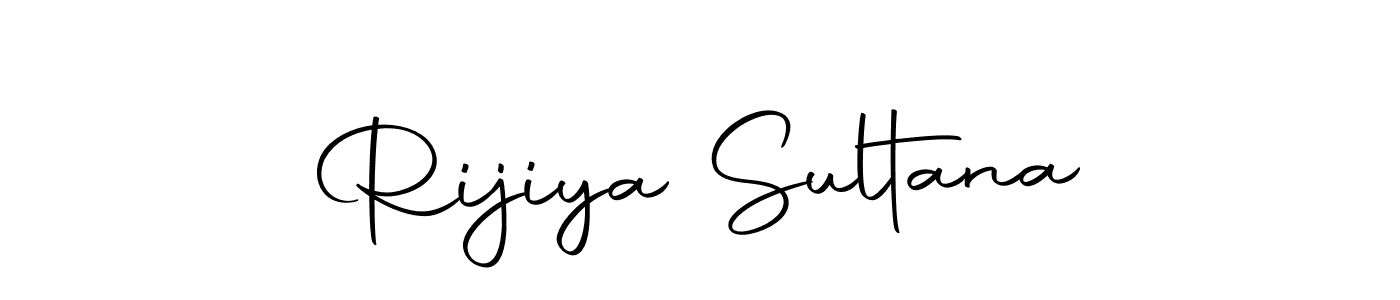 Make a beautiful signature design for name Rijiya Sultana. With this signature (Autography-DOLnW) style, you can create a handwritten signature for free. Rijiya Sultana signature style 10 images and pictures png