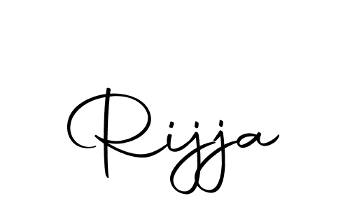 How to make Rijja name signature. Use Autography-DOLnW style for creating short signs online. This is the latest handwritten sign. Rijja signature style 10 images and pictures png