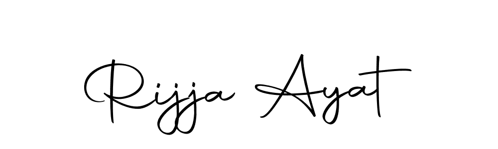 Also we have Rijja Ayat name is the best signature style. Create professional handwritten signature collection using Autography-DOLnW autograph style. Rijja Ayat signature style 10 images and pictures png