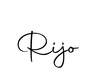 Design your own signature with our free online signature maker. With this signature software, you can create a handwritten (Autography-DOLnW) signature for name Rijo. Rijo signature style 10 images and pictures png