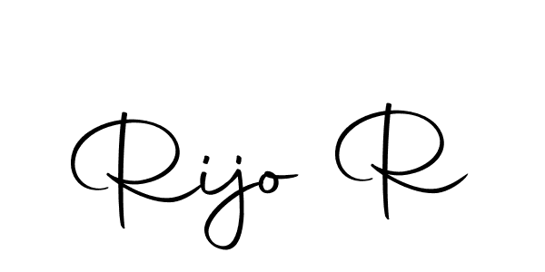 The best way (Autography-DOLnW) to make a short signature is to pick only two or three words in your name. The name Rijo R include a total of six letters. For converting this name. Rijo R signature style 10 images and pictures png