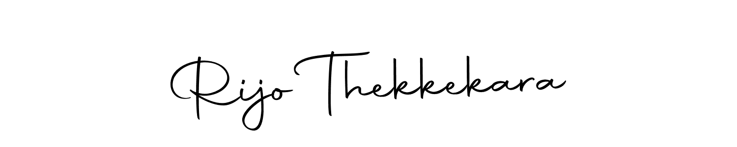 Autography-DOLnW is a professional signature style that is perfect for those who want to add a touch of class to their signature. It is also a great choice for those who want to make their signature more unique. Get Rijo Thekkekara name to fancy signature for free. Rijo Thekkekara signature style 10 images and pictures png