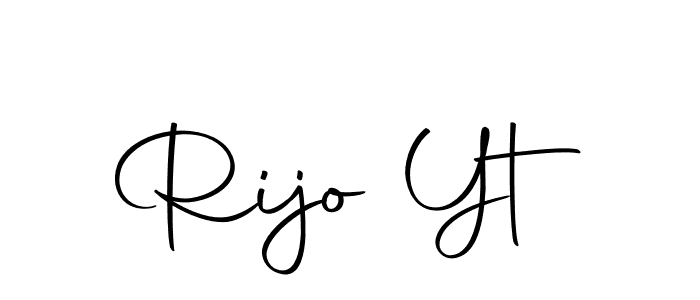 if you are searching for the best signature style for your name Rijo Yt. so please give up your signature search. here we have designed multiple signature styles  using Autography-DOLnW. Rijo Yt signature style 10 images and pictures png