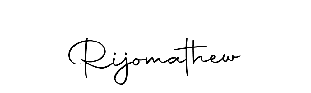 Use a signature maker to create a handwritten signature online. With this signature software, you can design (Autography-DOLnW) your own signature for name Rijomathew. Rijomathew signature style 10 images and pictures png