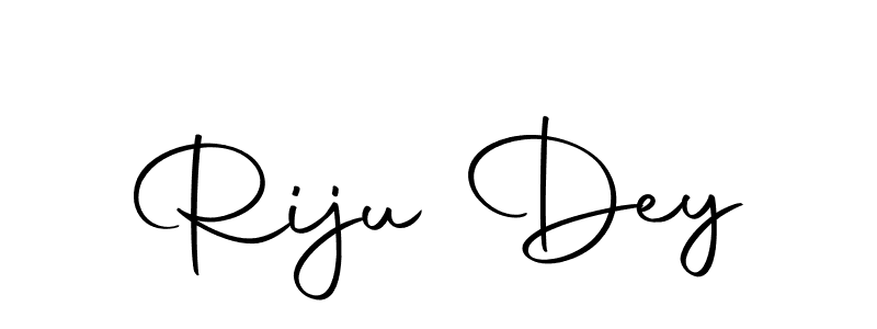 Create a beautiful signature design for name Riju Dey. With this signature (Autography-DOLnW) fonts, you can make a handwritten signature for free. Riju Dey signature style 10 images and pictures png