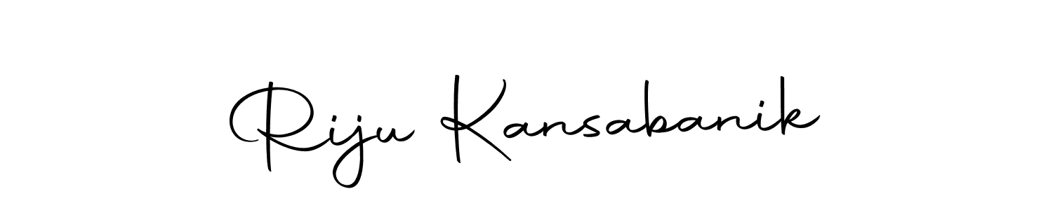 Make a short Riju Kansabanik signature style. Manage your documents anywhere anytime using Autography-DOLnW. Create and add eSignatures, submit forms, share and send files easily. Riju Kansabanik signature style 10 images and pictures png