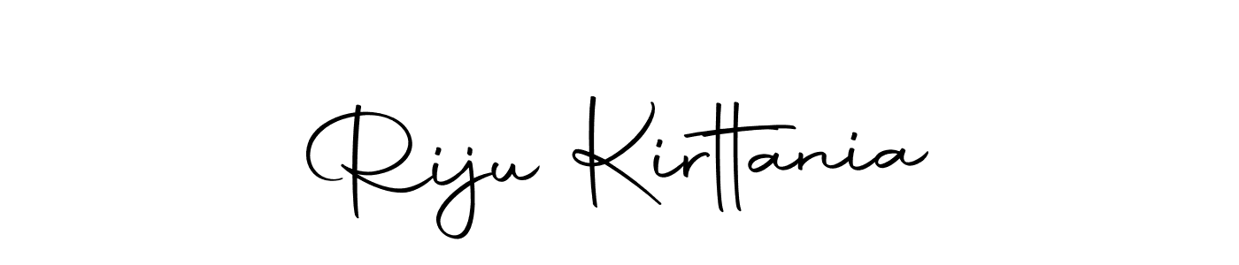 Make a beautiful signature design for name Riju Kirttania. With this signature (Autography-DOLnW) style, you can create a handwritten signature for free. Riju Kirttania signature style 10 images and pictures png