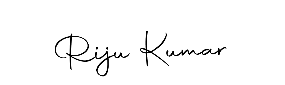 How to make Riju Kumar name signature. Use Autography-DOLnW style for creating short signs online. This is the latest handwritten sign. Riju Kumar signature style 10 images and pictures png
