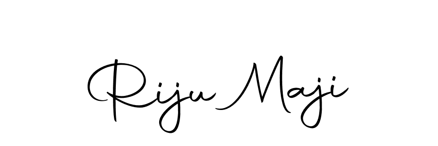 Create a beautiful signature design for name Riju Maji. With this signature (Autography-DOLnW) fonts, you can make a handwritten signature for free. Riju Maji signature style 10 images and pictures png