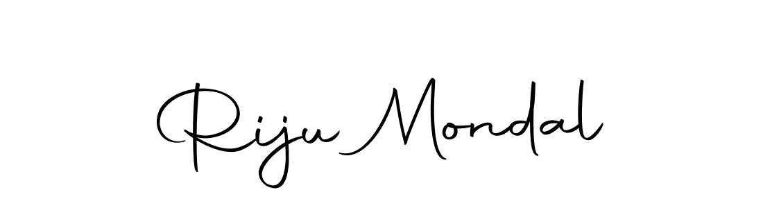 Create a beautiful signature design for name Riju Mondal. With this signature (Autography-DOLnW) fonts, you can make a handwritten signature for free. Riju Mondal signature style 10 images and pictures png