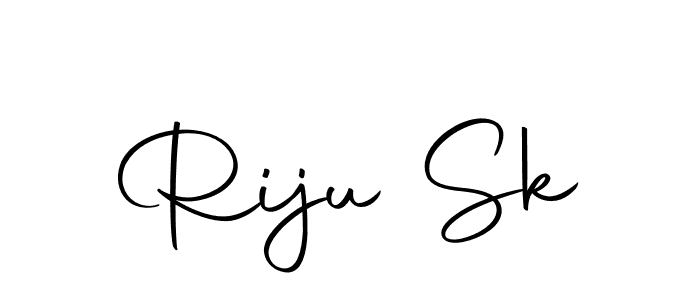 Use a signature maker to create a handwritten signature online. With this signature software, you can design (Autography-DOLnW) your own signature for name Riju Sk. Riju Sk signature style 10 images and pictures png