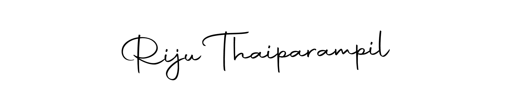 How to make Riju Thaiparampil signature? Autography-DOLnW is a professional autograph style. Create handwritten signature for Riju Thaiparampil name. Riju Thaiparampil signature style 10 images and pictures png