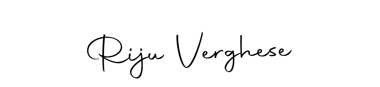 Use a signature maker to create a handwritten signature online. With this signature software, you can design (Autography-DOLnW) your own signature for name Riju Verghese. Riju Verghese signature style 10 images and pictures png