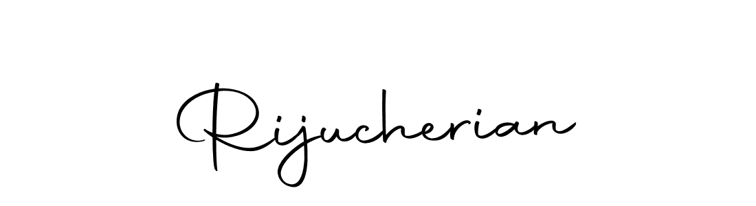 Make a beautiful signature design for name Rijucherian. Use this online signature maker to create a handwritten signature for free. Rijucherian signature style 10 images and pictures png