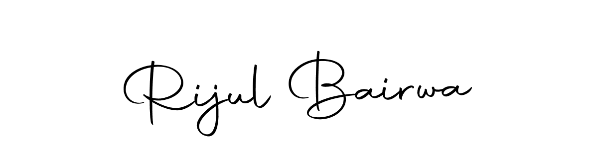 Autography-DOLnW is a professional signature style that is perfect for those who want to add a touch of class to their signature. It is also a great choice for those who want to make their signature more unique. Get Rijul Bairwa name to fancy signature for free. Rijul Bairwa signature style 10 images and pictures png