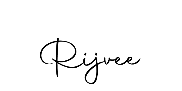 Rijvee stylish signature style. Best Handwritten Sign (Autography-DOLnW) for my name. Handwritten Signature Collection Ideas for my name Rijvee. Rijvee signature style 10 images and pictures png
