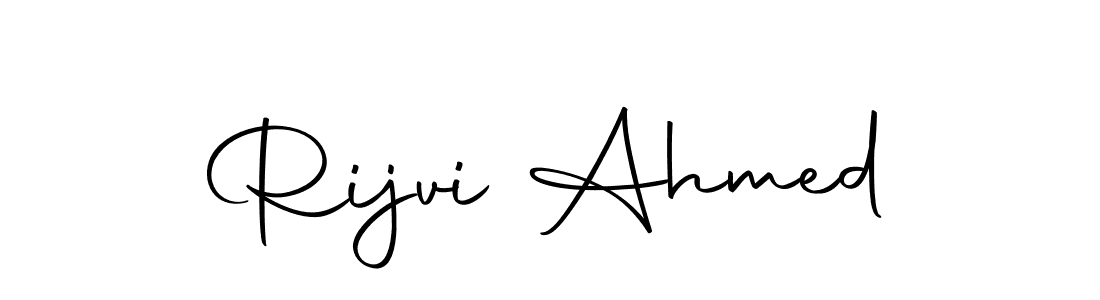 Make a short Rijvi Ahmed signature style. Manage your documents anywhere anytime using Autography-DOLnW. Create and add eSignatures, submit forms, share and send files easily. Rijvi Ahmed signature style 10 images and pictures png