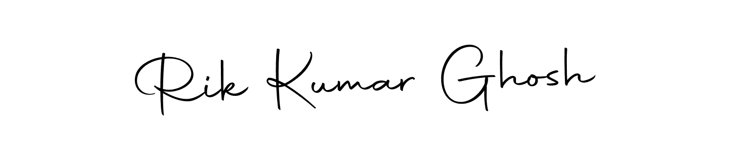 Make a beautiful signature design for name Rik Kumar Ghosh. Use this online signature maker to create a handwritten signature for free. Rik Kumar Ghosh signature style 10 images and pictures png