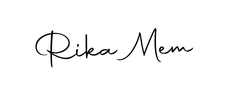 It looks lik you need a new signature style for name Rika Mem. Design unique handwritten (Autography-DOLnW) signature with our free signature maker in just a few clicks. Rika Mem signature style 10 images and pictures png