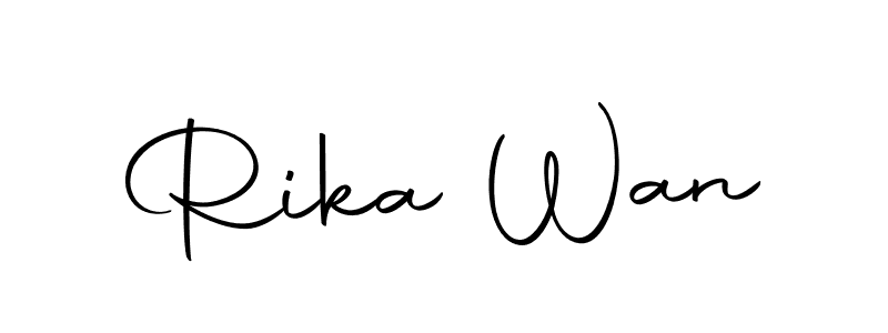 Make a short Rika Wan signature style. Manage your documents anywhere anytime using Autography-DOLnW. Create and add eSignatures, submit forms, share and send files easily. Rika Wan signature style 10 images and pictures png