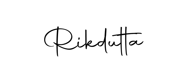 Autography-DOLnW is a professional signature style that is perfect for those who want to add a touch of class to their signature. It is also a great choice for those who want to make their signature more unique. Get Rikdutta name to fancy signature for free. Rikdutta signature style 10 images and pictures png