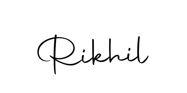Once you've used our free online signature maker to create your best signature Autography-DOLnW style, it's time to enjoy all of the benefits that Rikhil name signing documents. Rikhil signature style 10 images and pictures png