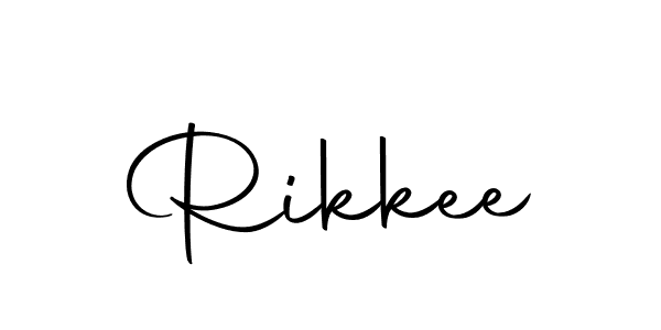 if you are searching for the best signature style for your name Rikkee. so please give up your signature search. here we have designed multiple signature styles  using Autography-DOLnW. Rikkee signature style 10 images and pictures png