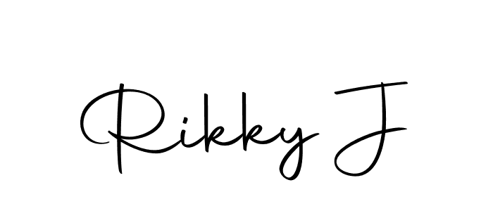 Make a beautiful signature design for name Rikky J. Use this online signature maker to create a handwritten signature for free. Rikky J signature style 10 images and pictures png
