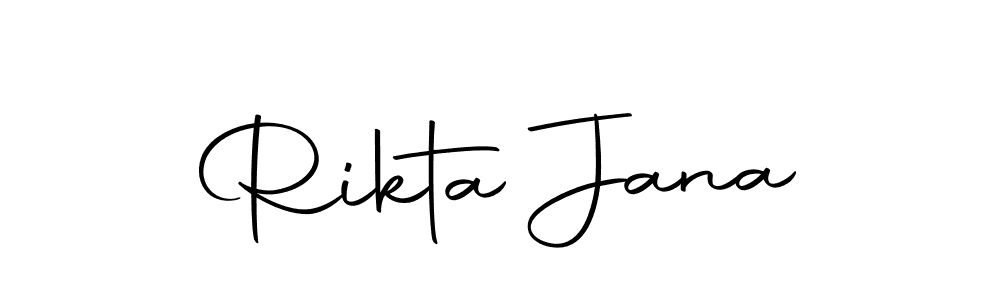 Design your own signature with our free online signature maker. With this signature software, you can create a handwritten (Autography-DOLnW) signature for name Rikta Jana. Rikta Jana signature style 10 images and pictures png