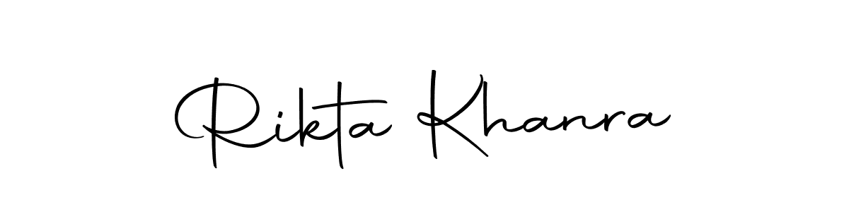 Rikta Khanra stylish signature style. Best Handwritten Sign (Autography-DOLnW) for my name. Handwritten Signature Collection Ideas for my name Rikta Khanra. Rikta Khanra signature style 10 images and pictures png