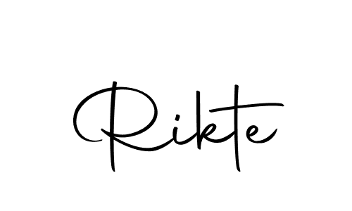The best way (Autography-DOLnW) to make a short signature is to pick only two or three words in your name. The name Rikte include a total of six letters. For converting this name. Rikte signature style 10 images and pictures png