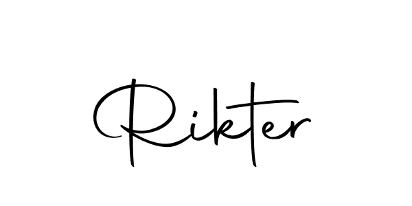 It looks lik you need a new signature style for name Rikter. Design unique handwritten (Autography-DOLnW) signature with our free signature maker in just a few clicks. Rikter signature style 10 images and pictures png