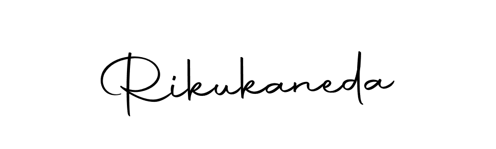 How to make Rikukaneda signature? Autography-DOLnW is a professional autograph style. Create handwritten signature for Rikukaneda name. Rikukaneda signature style 10 images and pictures png