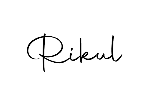 Make a beautiful signature design for name Rikul. Use this online signature maker to create a handwritten signature for free. Rikul signature style 10 images and pictures png