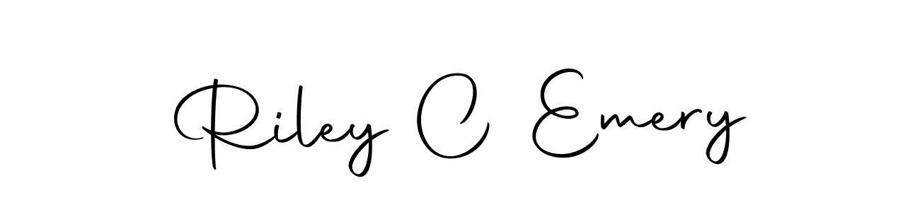 Make a beautiful signature design for name Riley C Emery. With this signature (Autography-DOLnW) style, you can create a handwritten signature for free. Riley C Emery signature style 10 images and pictures png