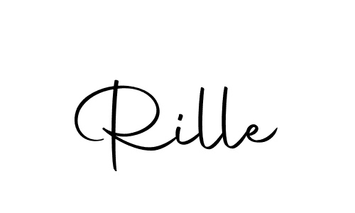 You should practise on your own different ways (Autography-DOLnW) to write your name (Rille) in signature. don't let someone else do it for you. Rille signature style 10 images and pictures png