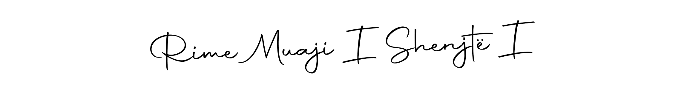 Use a signature maker to create a handwritten signature online. With this signature software, you can design (Autography-DOLnW) your own signature for name Rime Muaji I Shenjtë I. Rime Muaji I Shenjtë I signature style 10 images and pictures png