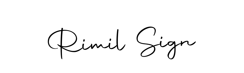 How to Draw Rimil Sign signature style? Autography-DOLnW is a latest design signature styles for name Rimil Sign. Rimil Sign signature style 10 images and pictures png