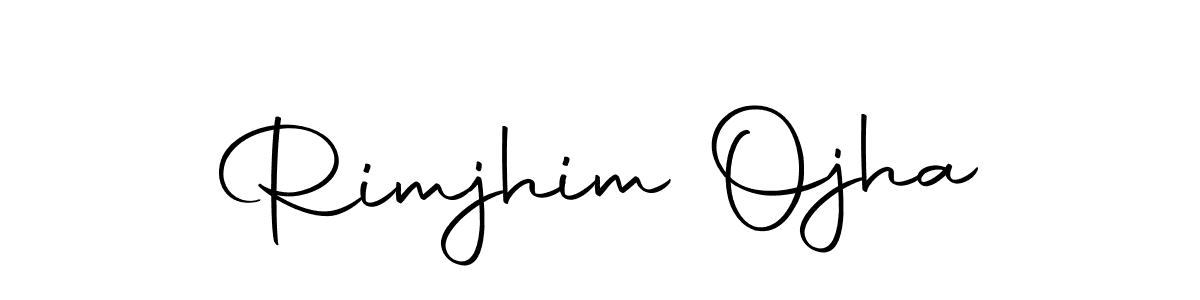 Make a short Rimjhim Ojha signature style. Manage your documents anywhere anytime using Autography-DOLnW. Create and add eSignatures, submit forms, share and send files easily. Rimjhim Ojha signature style 10 images and pictures png