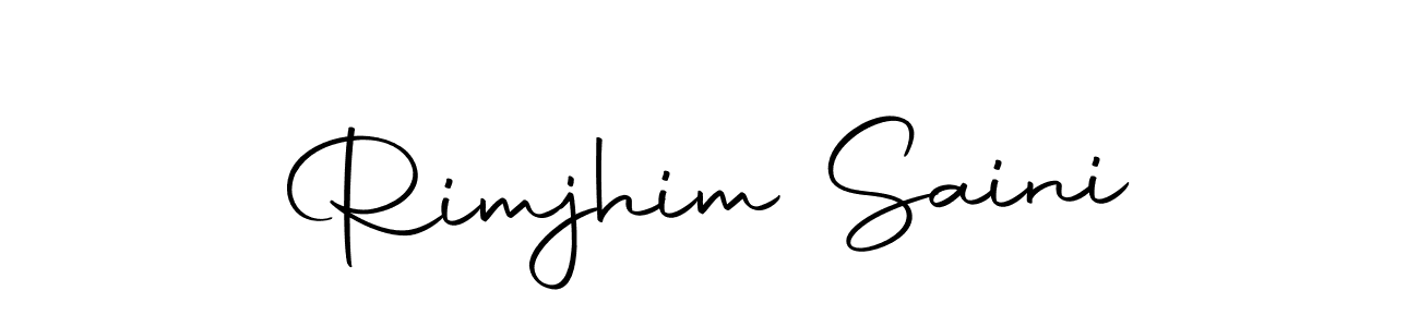 Also we have Rimjhim Saini name is the best signature style. Create professional handwritten signature collection using Autography-DOLnW autograph style. Rimjhim Saini signature style 10 images and pictures png