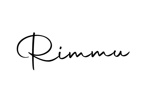 Similarly Autography-DOLnW is the best handwritten signature design. Signature creator online .You can use it as an online autograph creator for name Rimmu. Rimmu signature style 10 images and pictures png