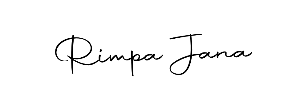 Create a beautiful signature design for name Rimpa Jana. With this signature (Autography-DOLnW) fonts, you can make a handwritten signature for free. Rimpa Jana signature style 10 images and pictures png