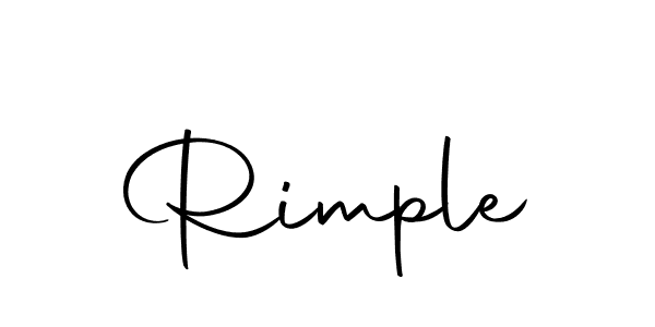 Make a beautiful signature design for name Rimple. With this signature (Autography-DOLnW) style, you can create a handwritten signature for free. Rimple signature style 10 images and pictures png