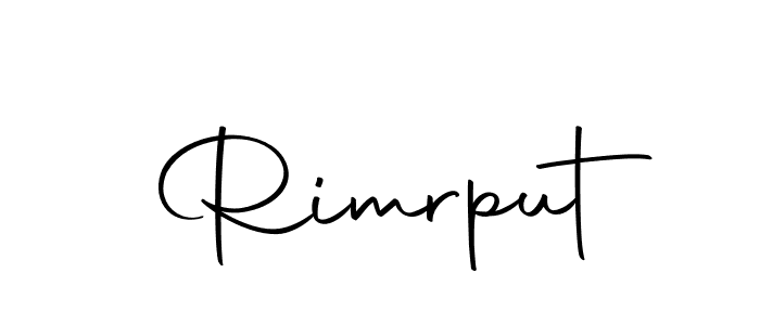 Rimrput stylish signature style. Best Handwritten Sign (Autography-DOLnW) for my name. Handwritten Signature Collection Ideas for my name Rimrput. Rimrput signature style 10 images and pictures png