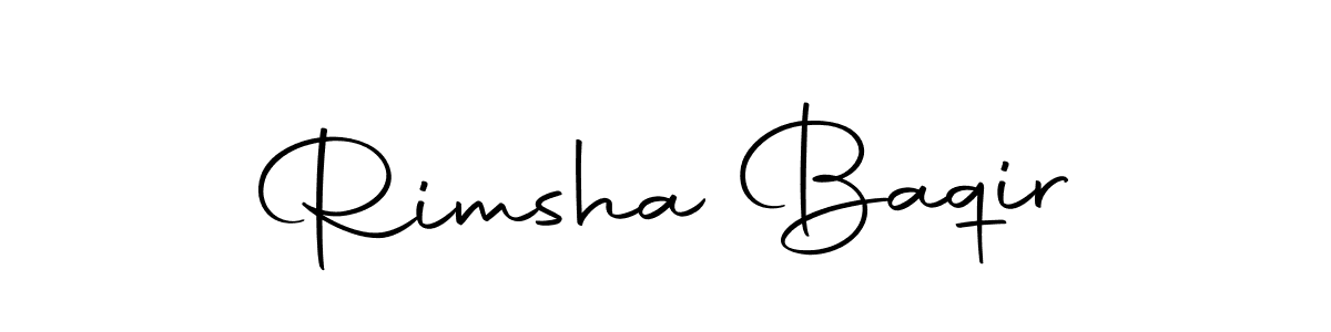 The best way (Autography-DOLnW) to make a short signature is to pick only two or three words in your name. The name Rimsha Baqir include a total of six letters. For converting this name. Rimsha Baqir signature style 10 images and pictures png