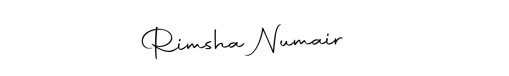 Design your own signature with our free online signature maker. With this signature software, you can create a handwritten (Autography-DOLnW) signature for name Rimsha Numair ❤️. Rimsha Numair ❤️ signature style 10 images and pictures png