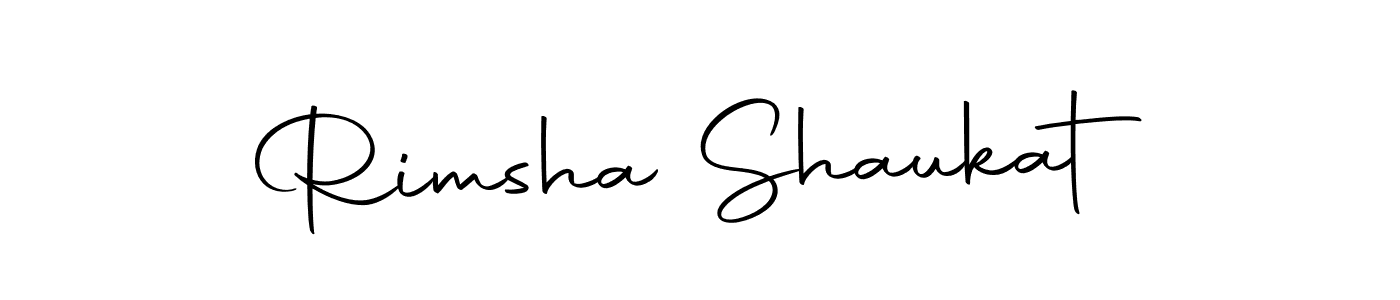 Also we have Rimsha Shaukat name is the best signature style. Create professional handwritten signature collection using Autography-DOLnW autograph style. Rimsha Shaukat signature style 10 images and pictures png