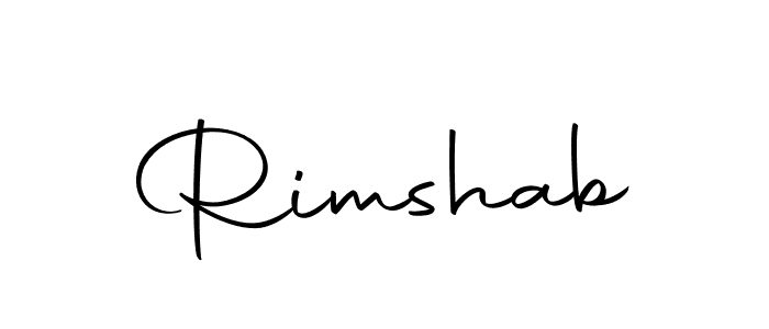 How to make Rimshab signature? Autography-DOLnW is a professional autograph style. Create handwritten signature for Rimshab name. Rimshab signature style 10 images and pictures png