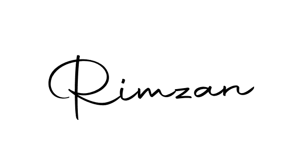 Create a beautiful signature design for name Rimzan. With this signature (Autography-DOLnW) fonts, you can make a handwritten signature for free. Rimzan signature style 10 images and pictures png